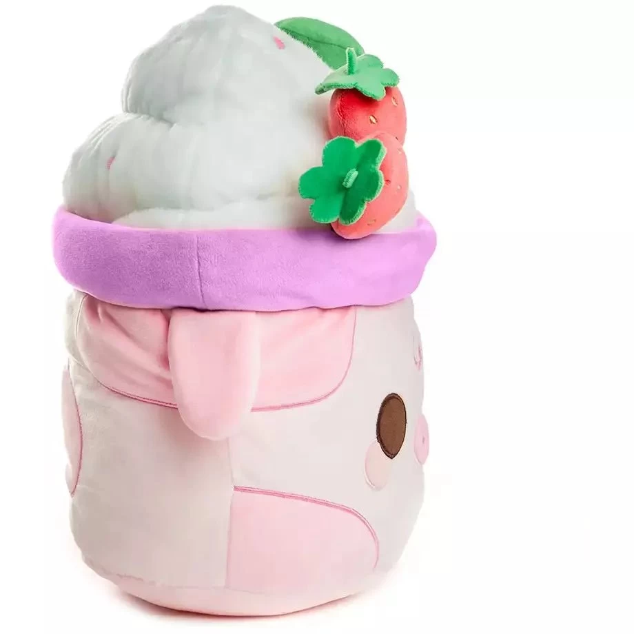 Cuddle Barn 11 Inch Strawberry Mooshake Kawaii Plush Toy 5 Cuddle Barn 11 Inch Strawberry Mooshake Kawaii Plush Toy - Image 3