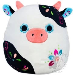 Squishmallow 12 Inch Connor The Cow Day Of The Dead Plush Toy