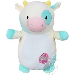 Squishmallow 14 Inch Belana The Cow Easter Hug Mees Plush Toy