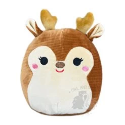 Squishmallow 12 Inch Darla The Deer Squisharoys Christmas Plush Toy