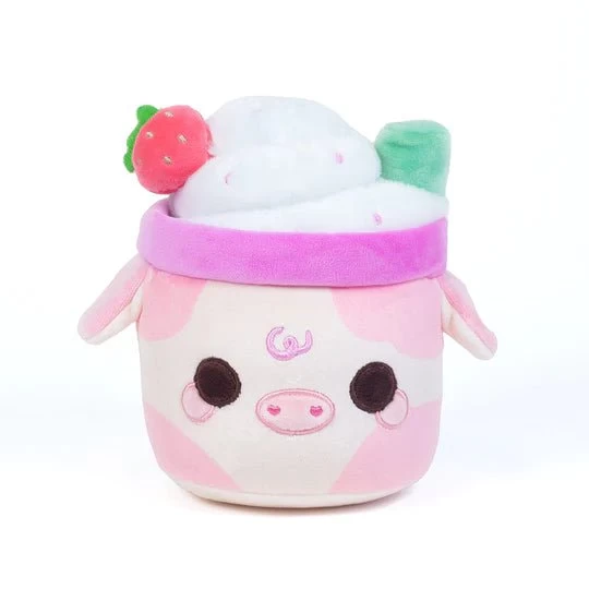 Cuddle Barn 7 Inch Lil Series The Strawberry Scented Mooshake Plush Toy 3 Cuddle Barn 7 Inch Lil Series The Strawberry Scented Mooshake Plush Toy