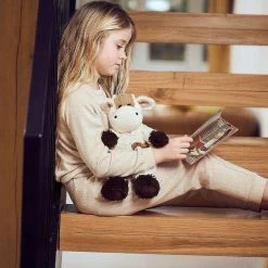 Plush Toy Shop -Plush Toy Shop cp cow 2 warmies 13 inch brown cow microwavable plush toy 100303