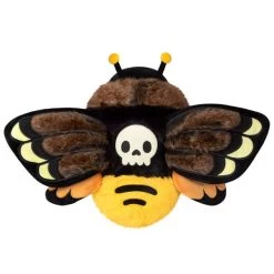 Squishable 7 Inch Mini Death's-Head Hawkmoth Plush Toy -Plush Toy Shop squ 120318 squishable 7 inch mini deaths head hawkmoth plush toy 707708